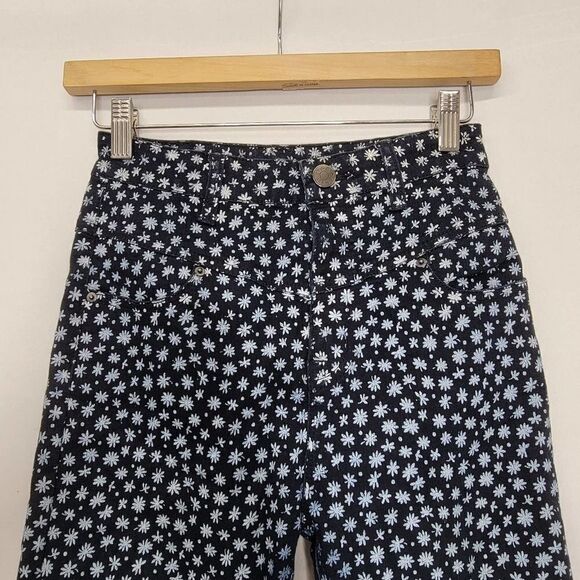 BDG Floral High Rise Skinny Jeggings Denim - Picture 7 of 12